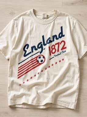 England Football UK Soccer shirt white off